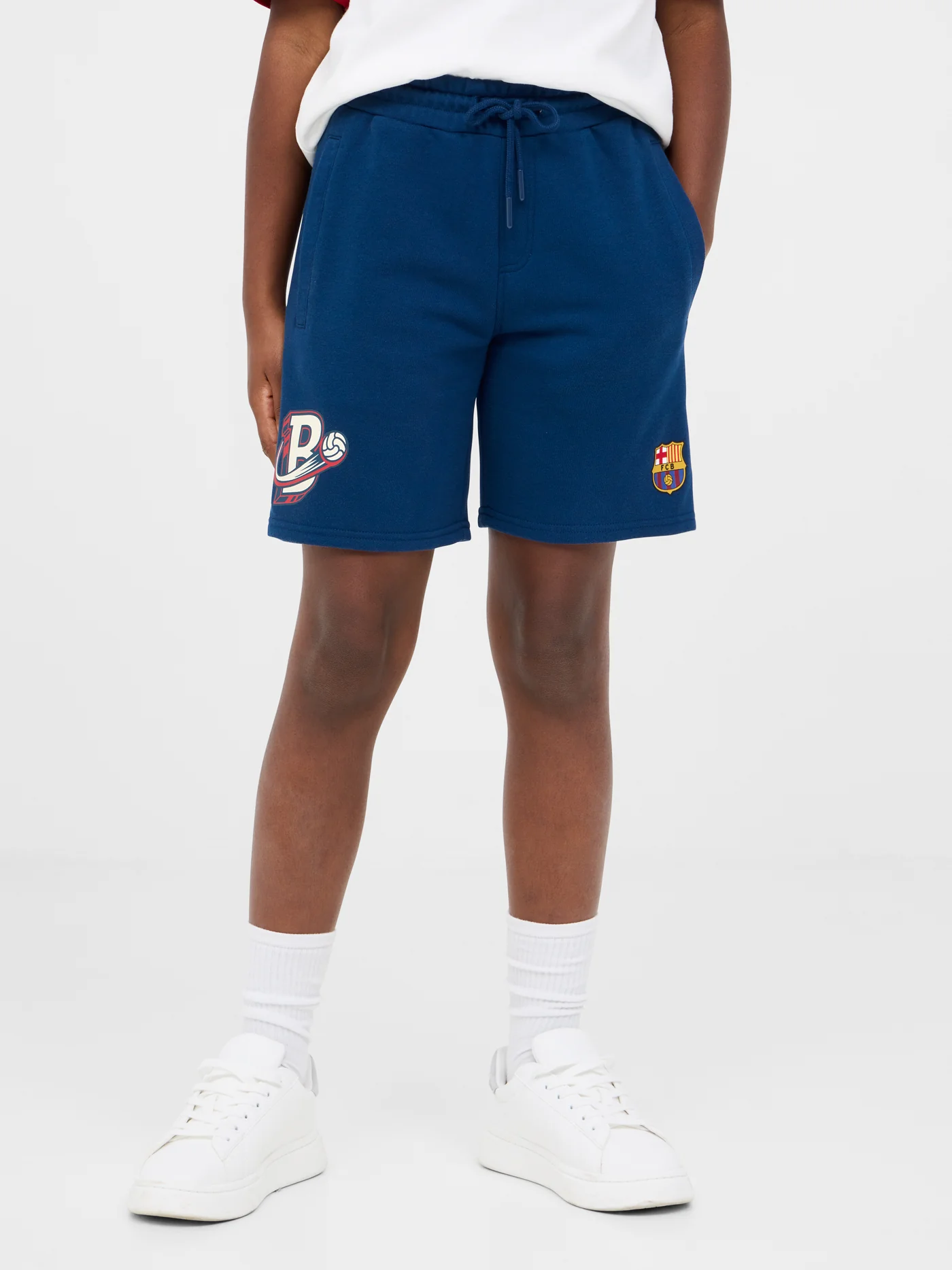 Blue short Barça - Junior