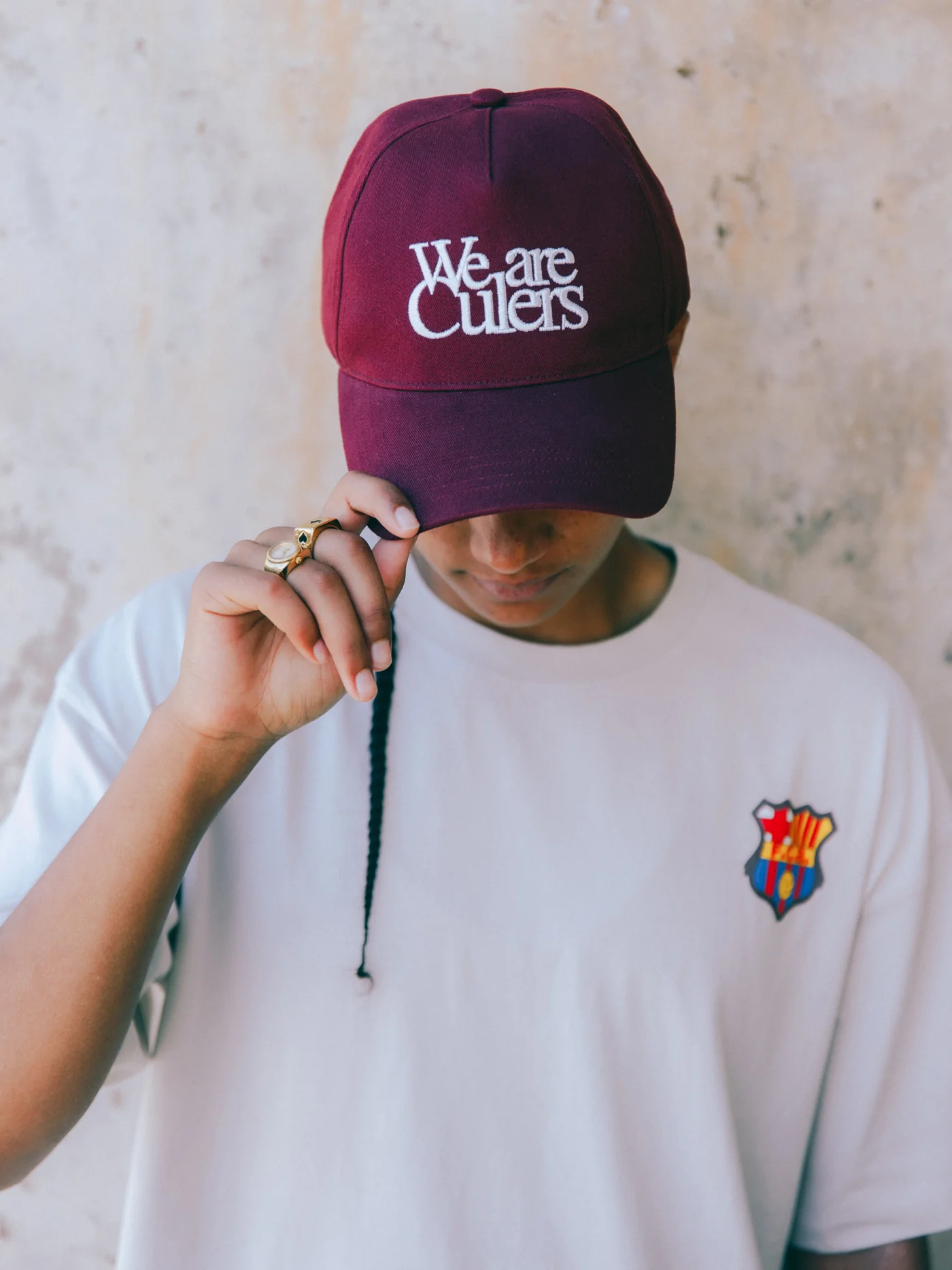 Cap 1899 Garnet "We are Culers" Barça