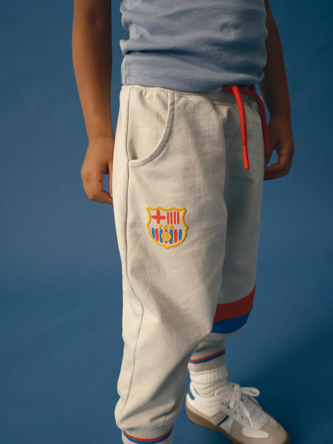 Pant Grey Crest Barça - Kids