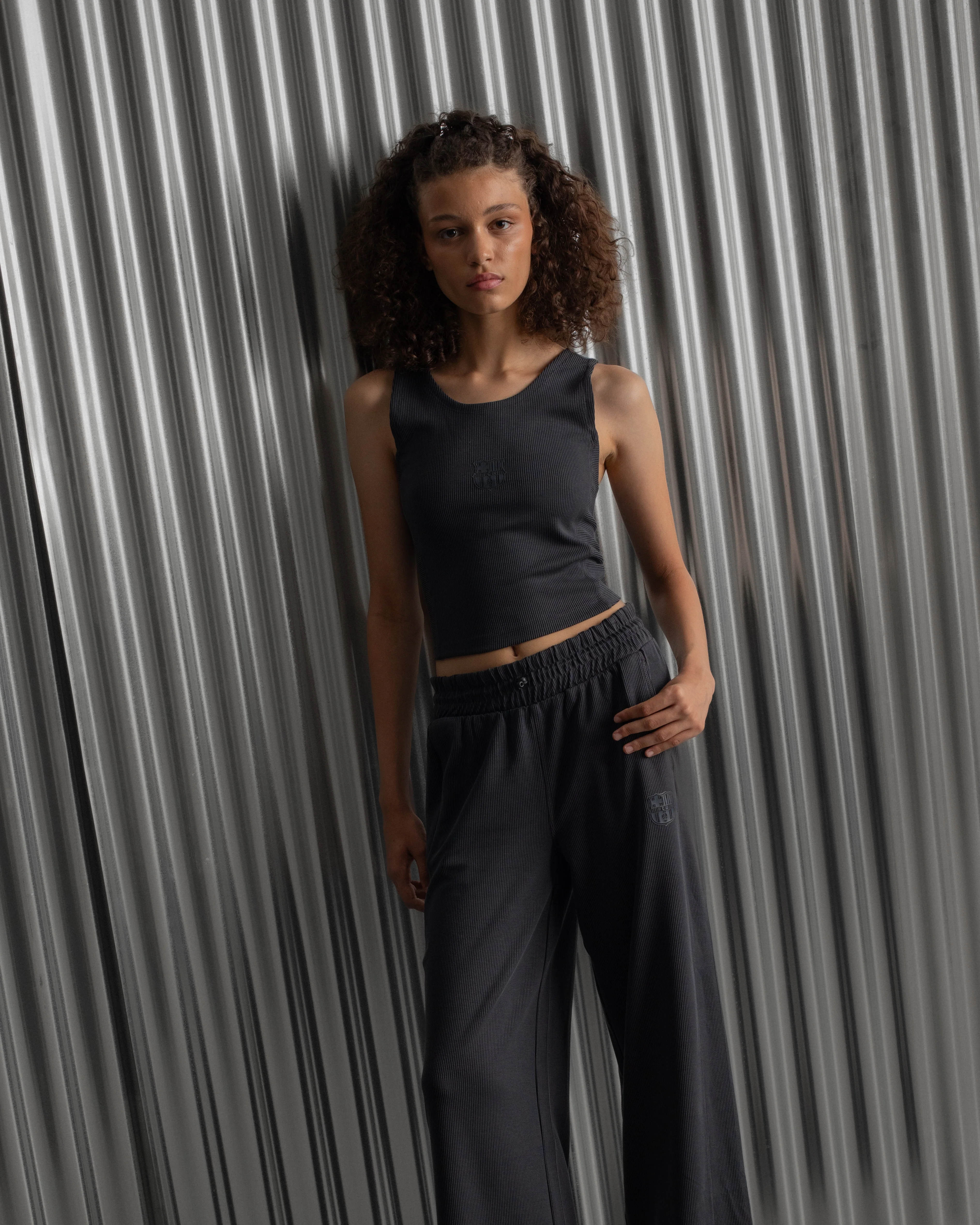 Pants Wide Grey Barça Essentials - Women - Image 9