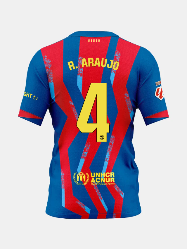 R. ARAUJO | La Liga Junior fourth jersey 25/26 FC Barcelona