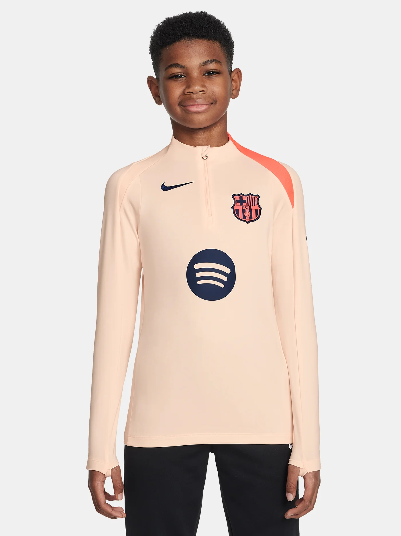Training sweatshirt FC Barcelona T90 25/26 - Junior