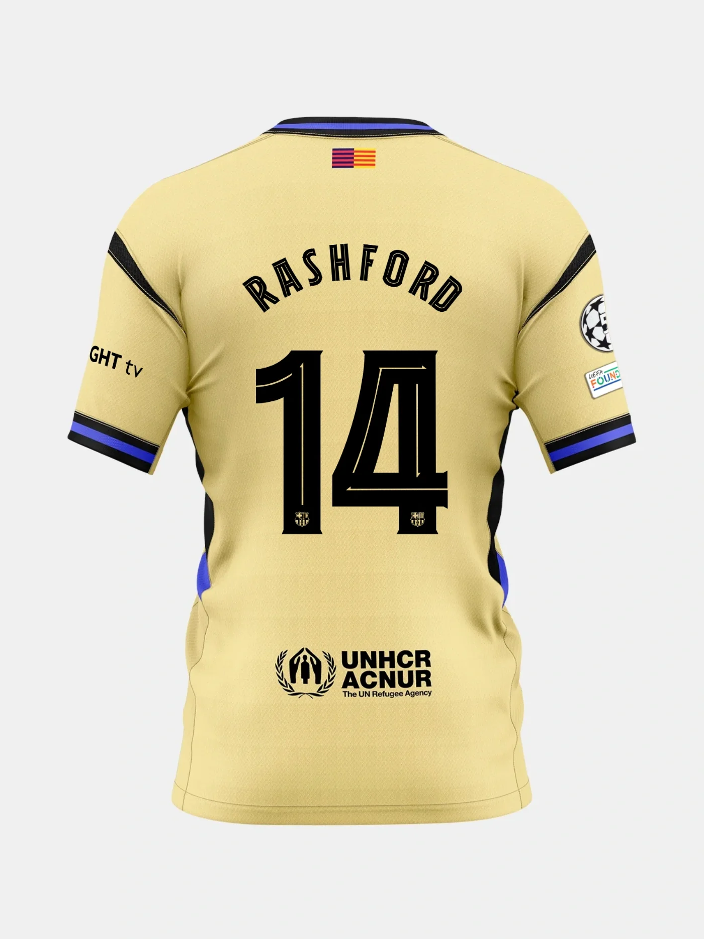 RASHFORD | UCL Junior away jersey 25/26 FC Barcelona x Kobe Bryant