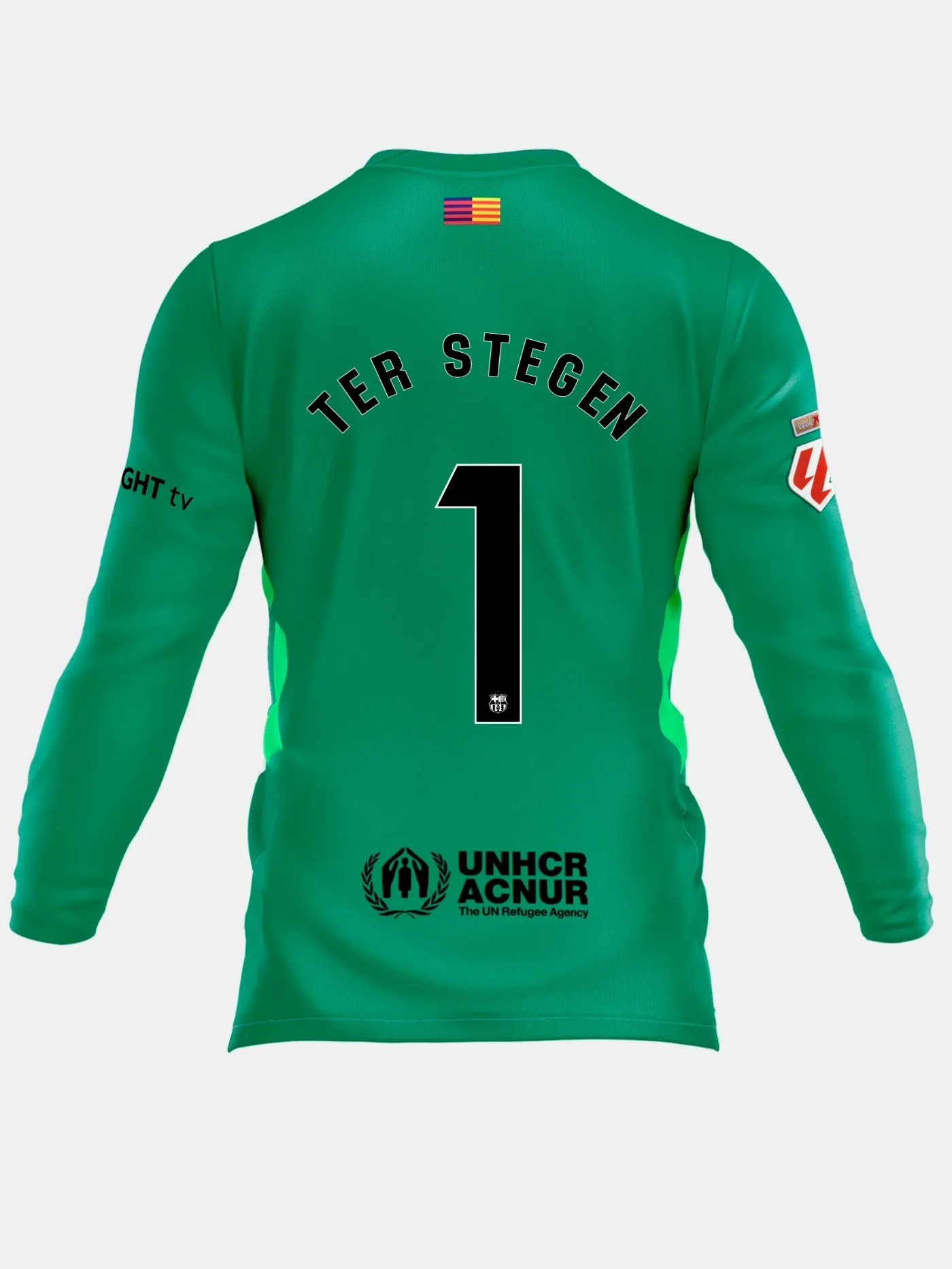 TER STEGEN |La Liga Junior goalkeeper jersey 25/26 FC Barcelona