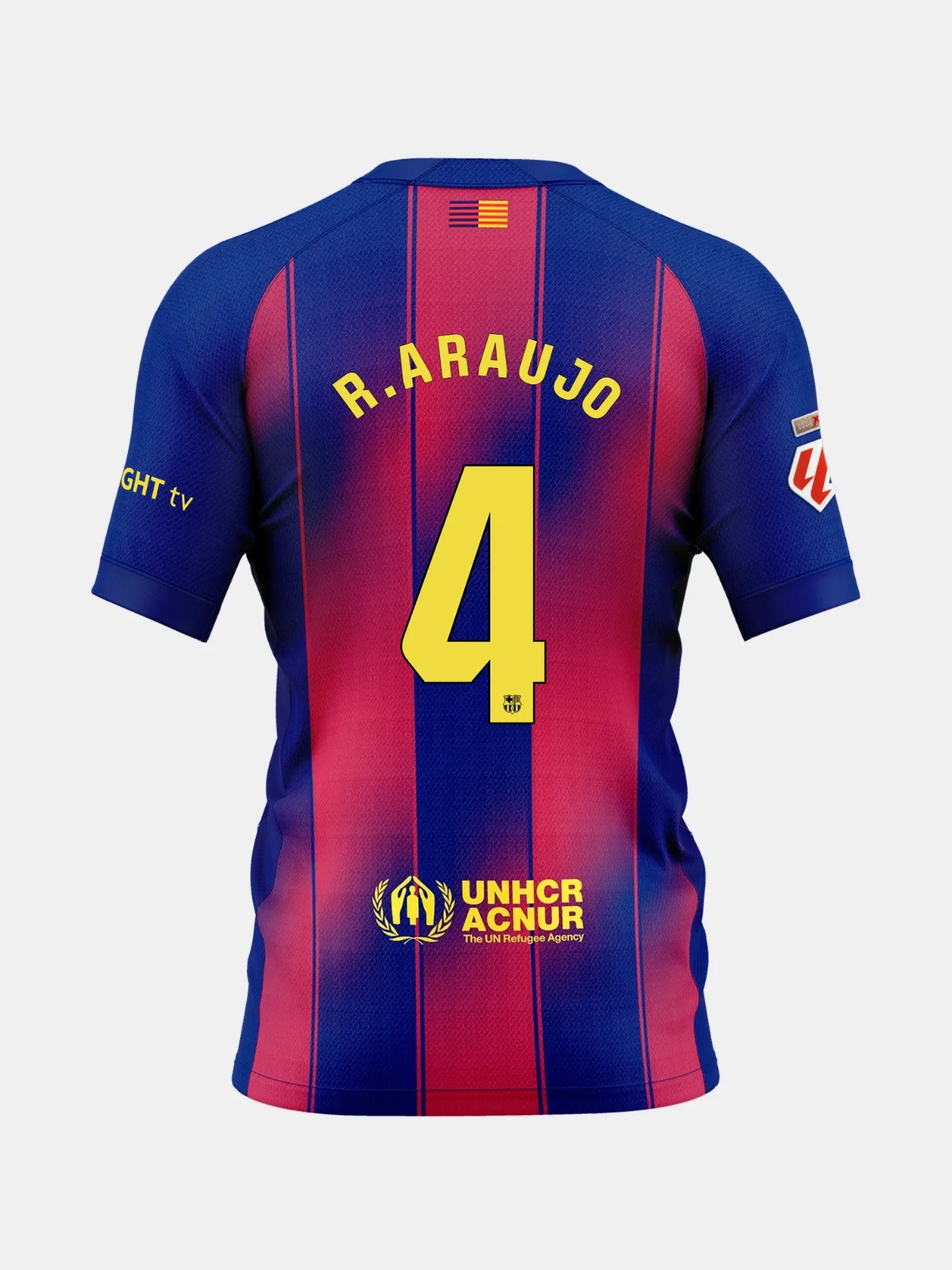 R. ARAUJO | La Liga Junior home jersey 25/26 FC Barcelona