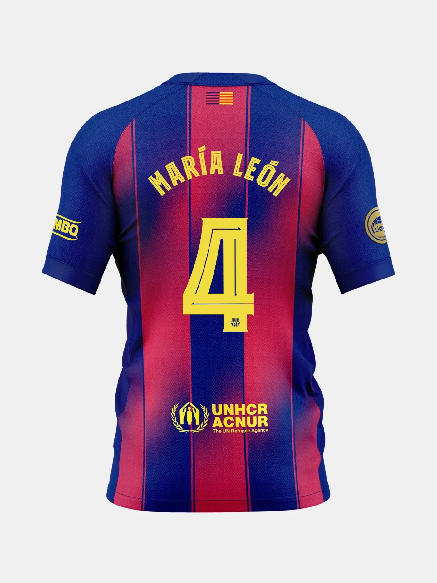 MARÍA LEÓN | Liga F Women's home jersey 25/26 FC Barcelona