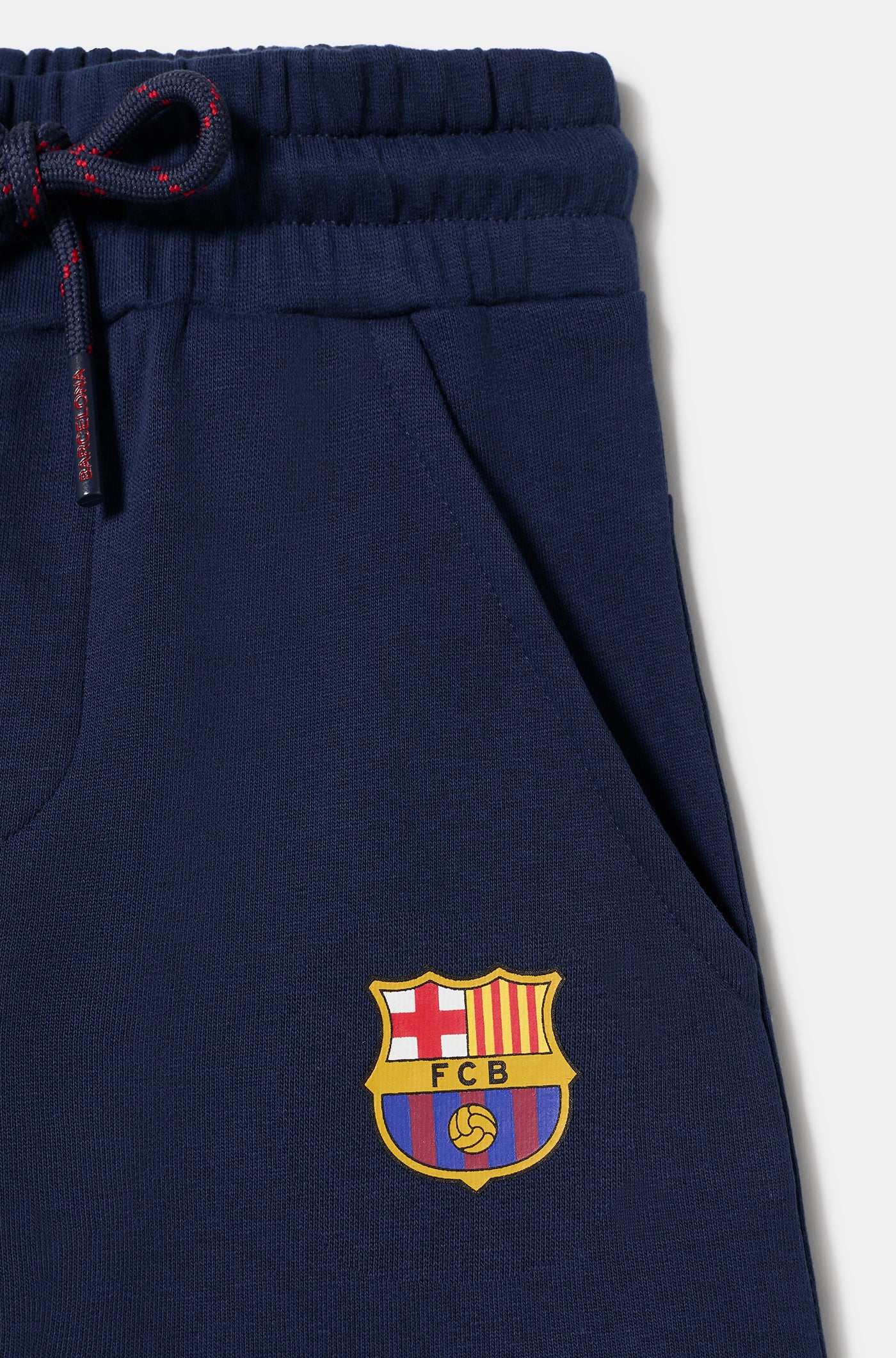 Navy Blue Sweatpants with Barça Crest - Junior - Image 2
