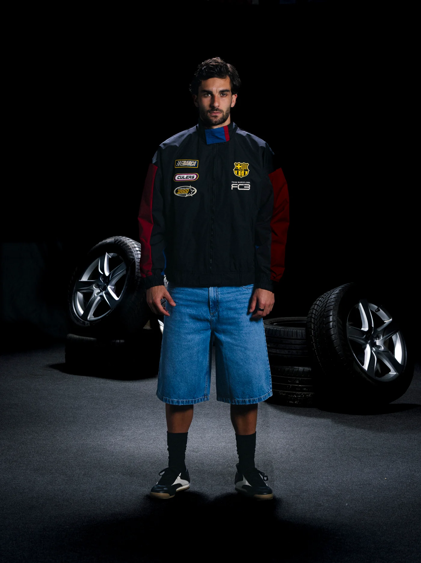 Short Denim Racing Barça