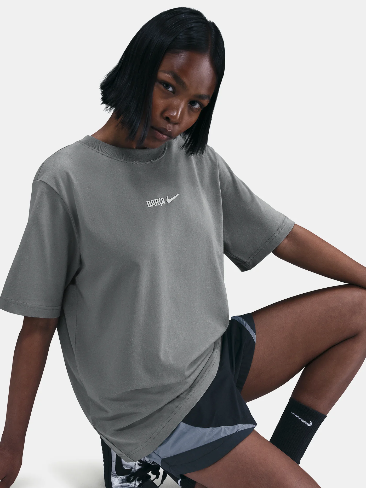 Tee Barça Nike grey - Women - Image 2