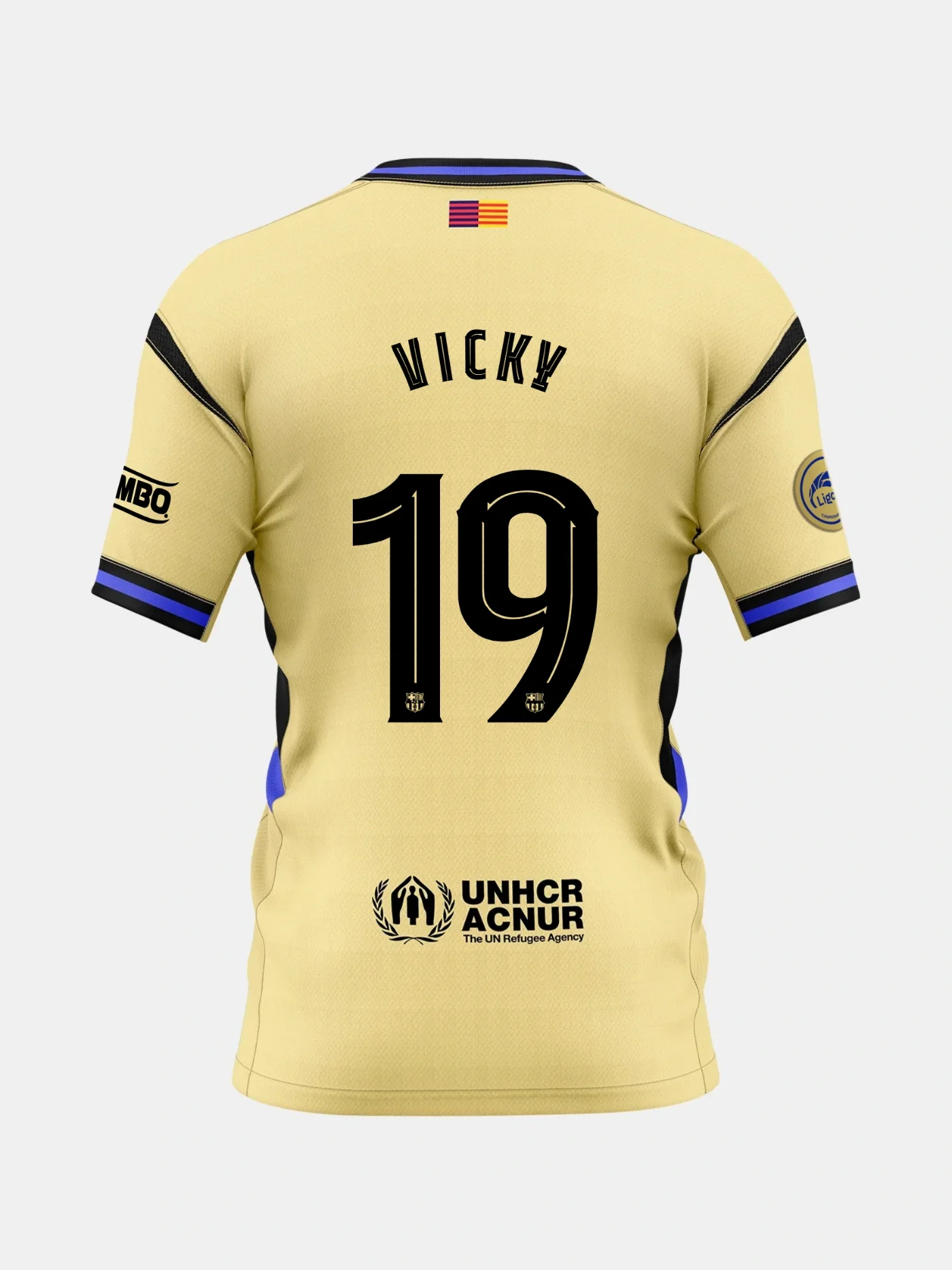 VICKY | Liga F Women's away jersey 25/26 FC Barcelona x Kobe Bryant