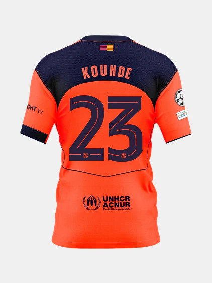 KOUNDE | UCL Junior third jersey 25/26 FC Barcelona T90 - Player's Edition