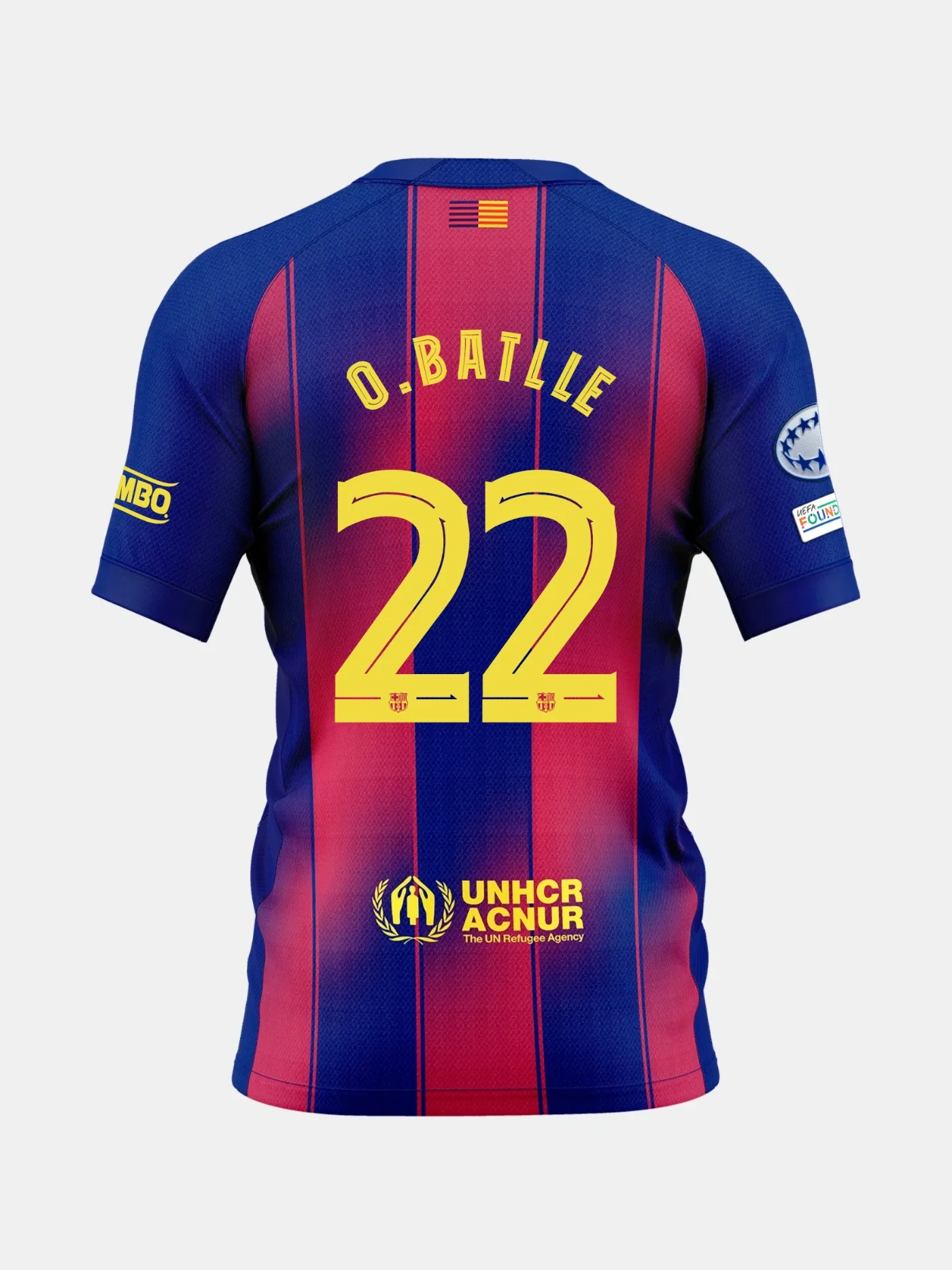 O. BATLLE | UWCL Men's home jersey 25/26 FC Barcelona