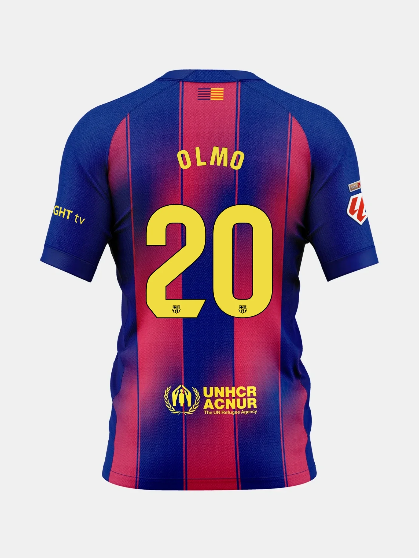 OLMO | La Liga Junior home jersey 25/26 FC Barcelona - Player's Edition